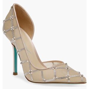 Betsy Johnson Cruze Half D'Orsay Pointed Toe Pump